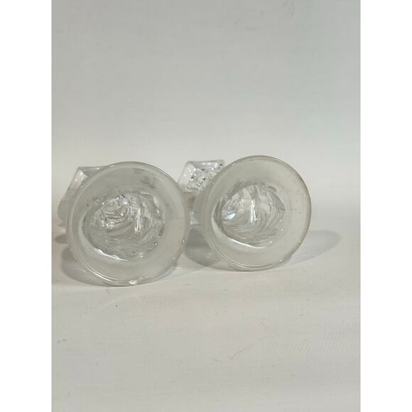 PartyLite Crystal Swan Pair Candle Holders 24% Lead Crystal #P0168 - Picture 5 of 7